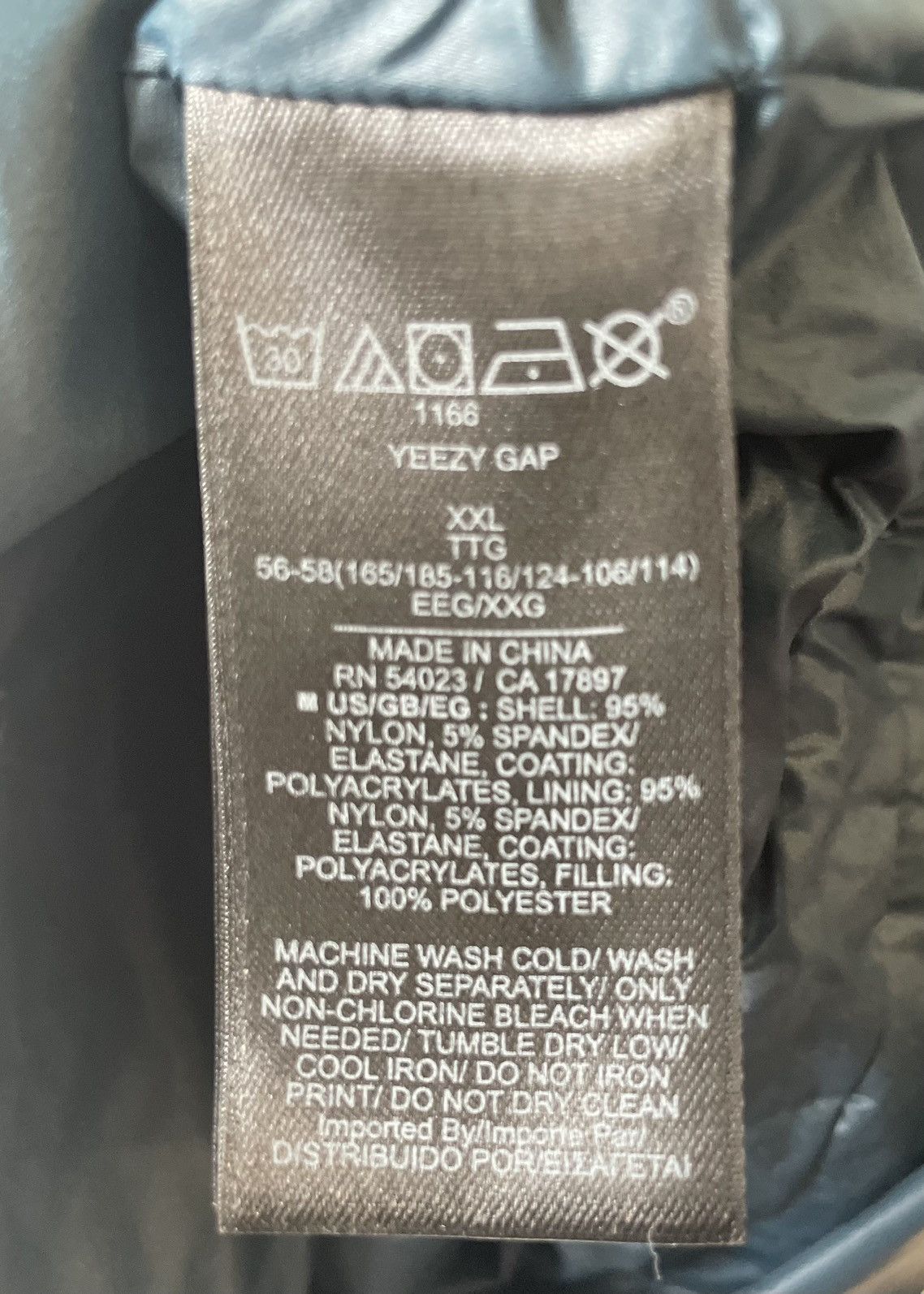 Balenciaga × Gap × Yeezy Yeezy Gap Balenciaga Mock Neck Pullover Puffer Size US XXL / EU 58 / 5 - 4 Thumbnail