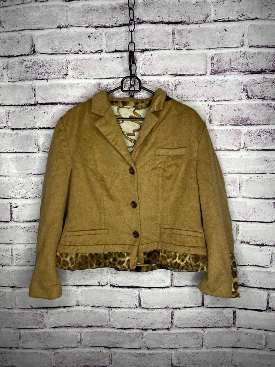 Other Womens Vintage Luxury Blazers Leopard print Size L / US 10 / IT 46 - 1 Thumbnail