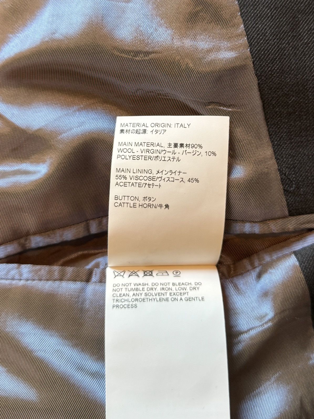 Our Legacy VIENNA BLAZER Grey Mnemonic Wool SIZE 48 Size 48R - 7 Thumbnail