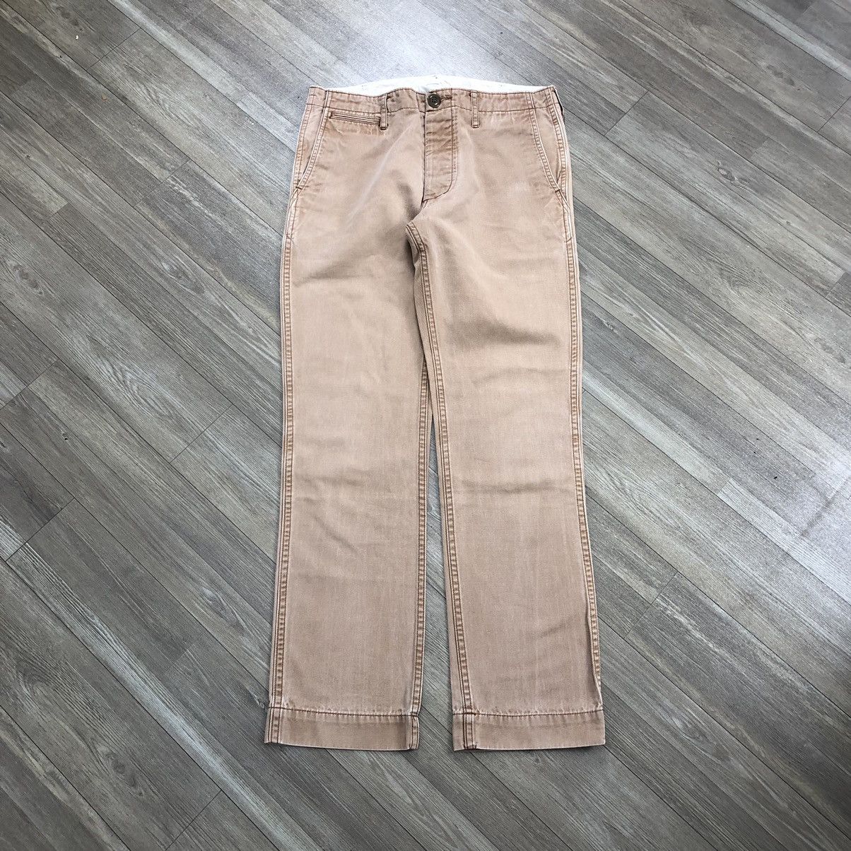 Japanese Brand × Visvim Vintage Visvim Buckle Back Chino Casual Pants Size US 30 / EU 46 - 1 Thumbnail