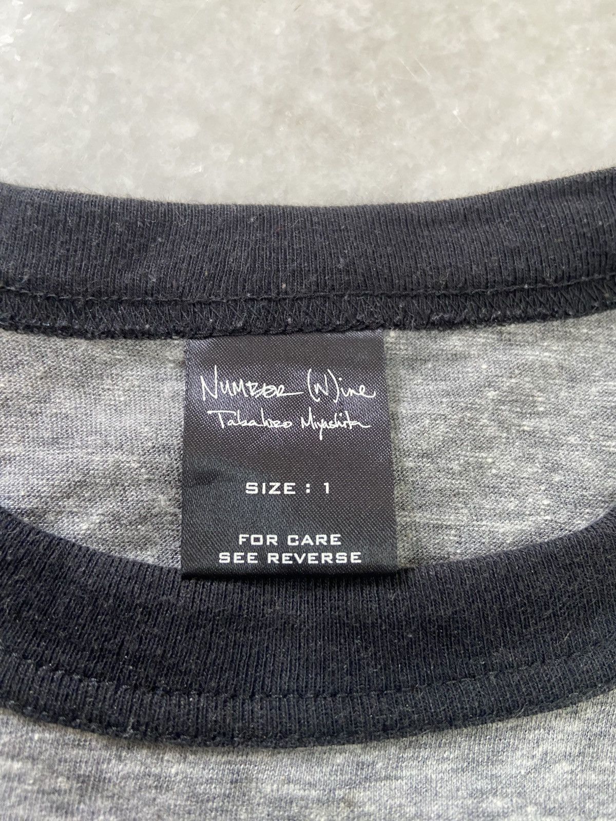 Number (N)ine Number (N)ine Mirror Tee Size US S / EU 44-46 / 1 - 6 Thumbnail