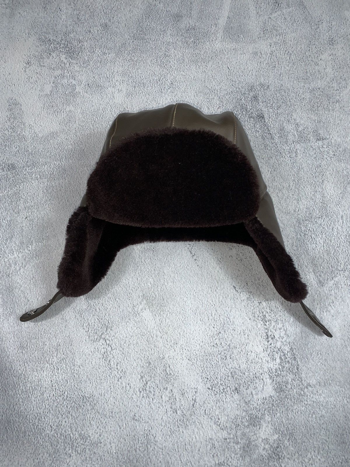 Japanese Brand × Vintage Vintage Y2K Ushanka Trapper Aviator faux fur hat streetwear Size ONE SIZE - 2 Thumbnail