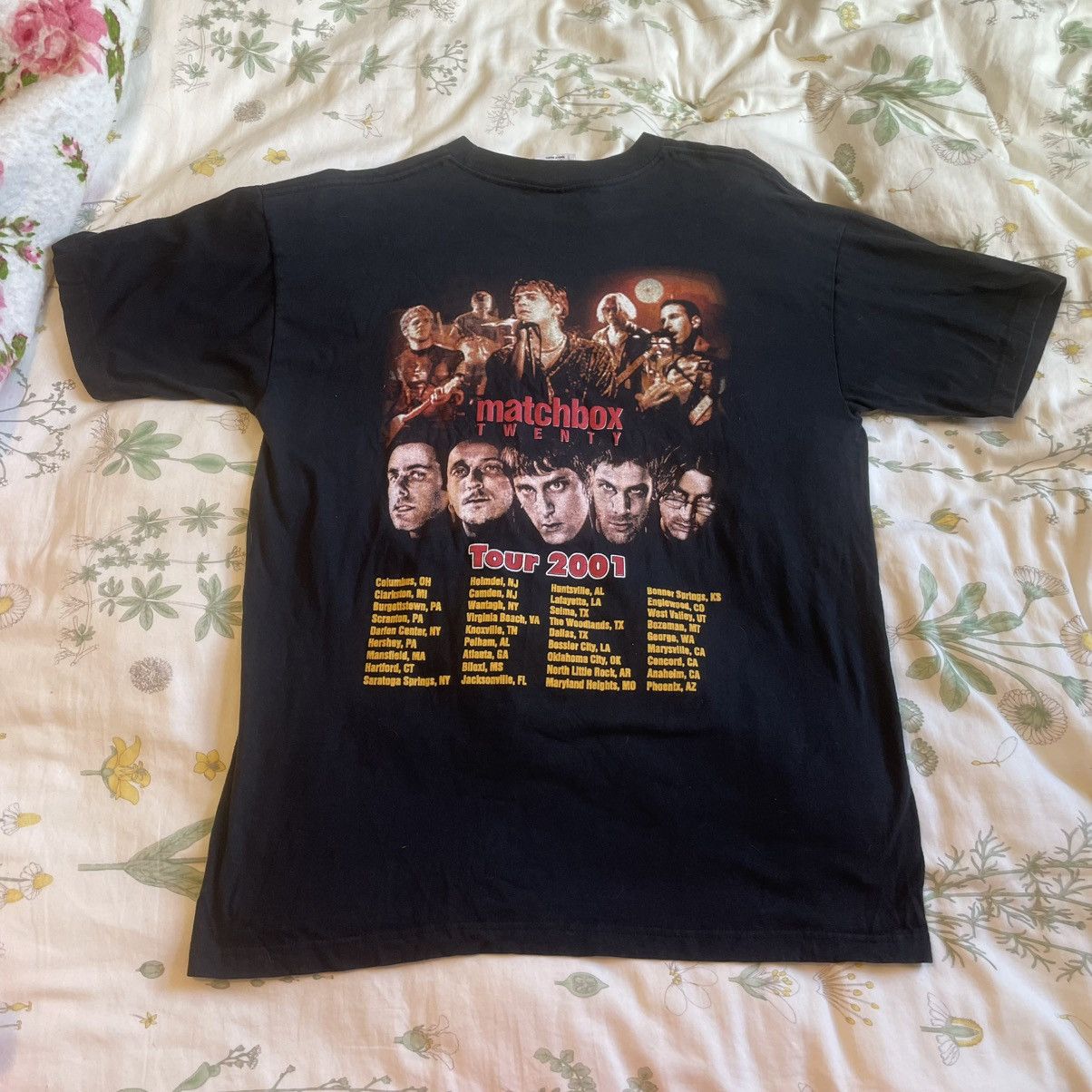Other 2001 RARE Matchbox 20 two panel graphic tour shirt! Size US L / EU 52-54 / 3 - 5 Thumbnail