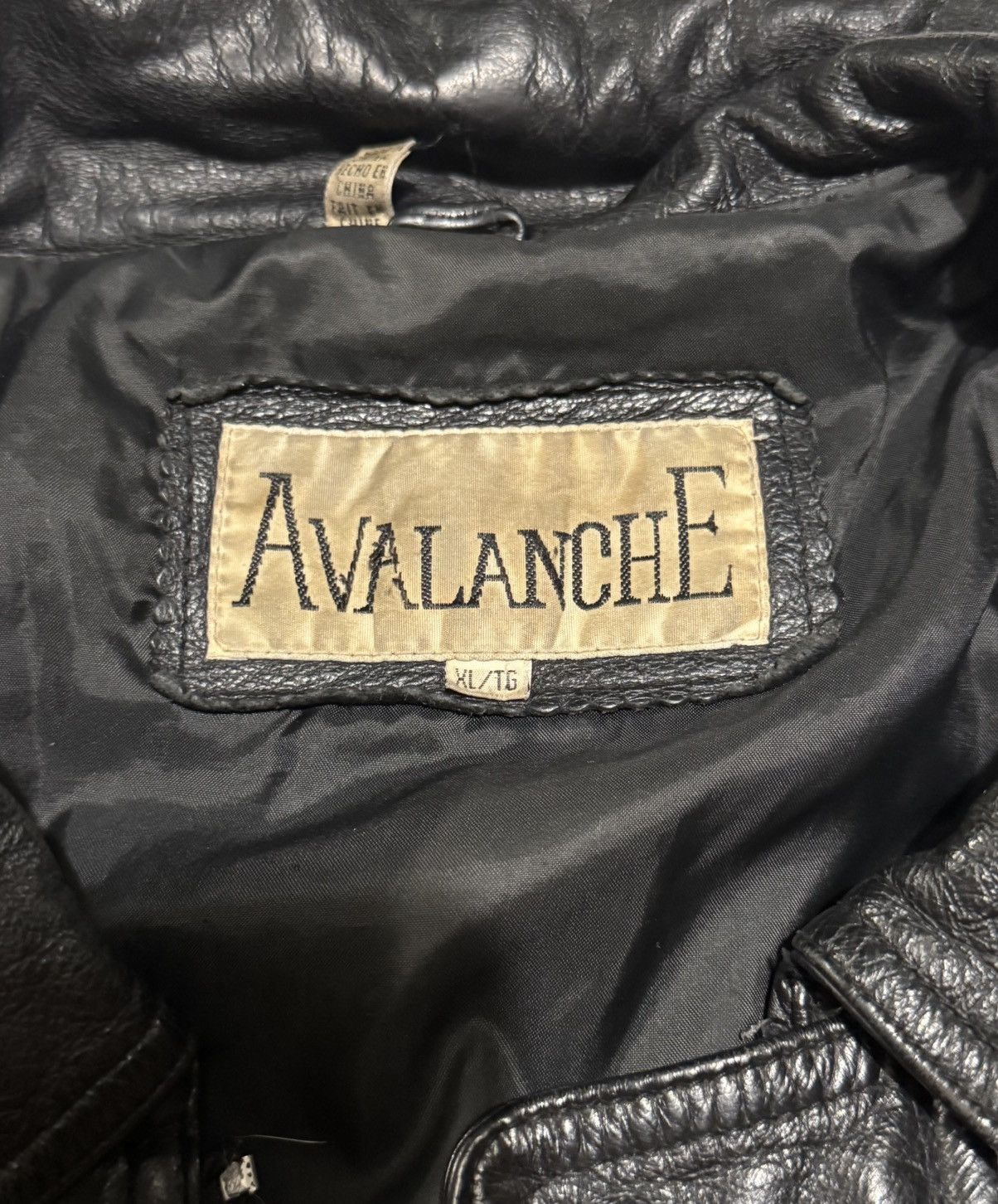 Avalanche Vintage Avalanche Unique Leather Jacket Size XL Size US XL / EU 56 / 4 - 2 Thumbnail