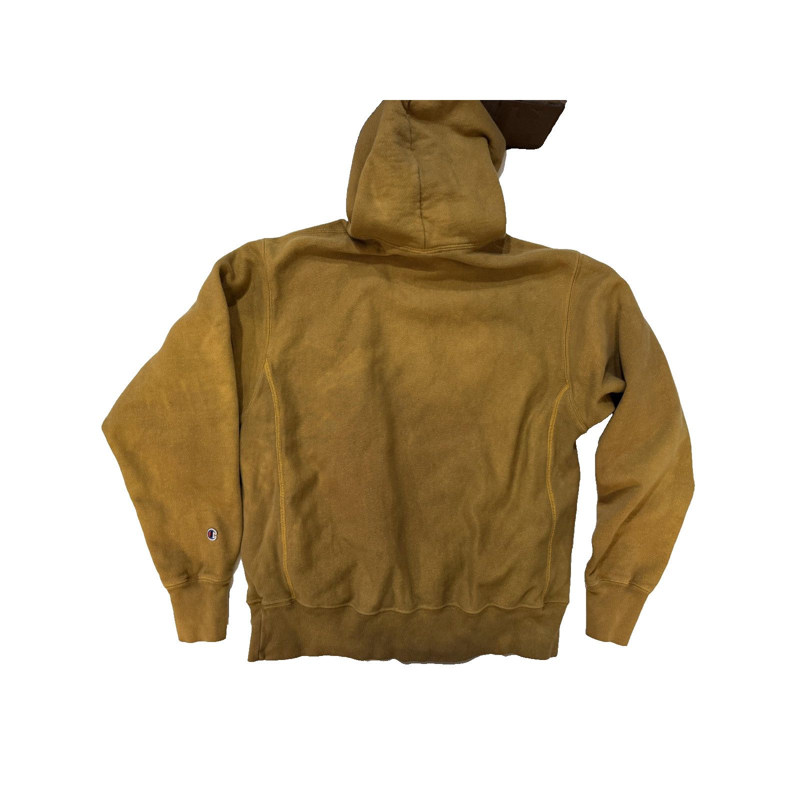 Champion Vintage Champion Reverse Weave Hoodie Mens Med Brown Yellow Size US M / EU 48-50 / 2 - 6 Thumbnail