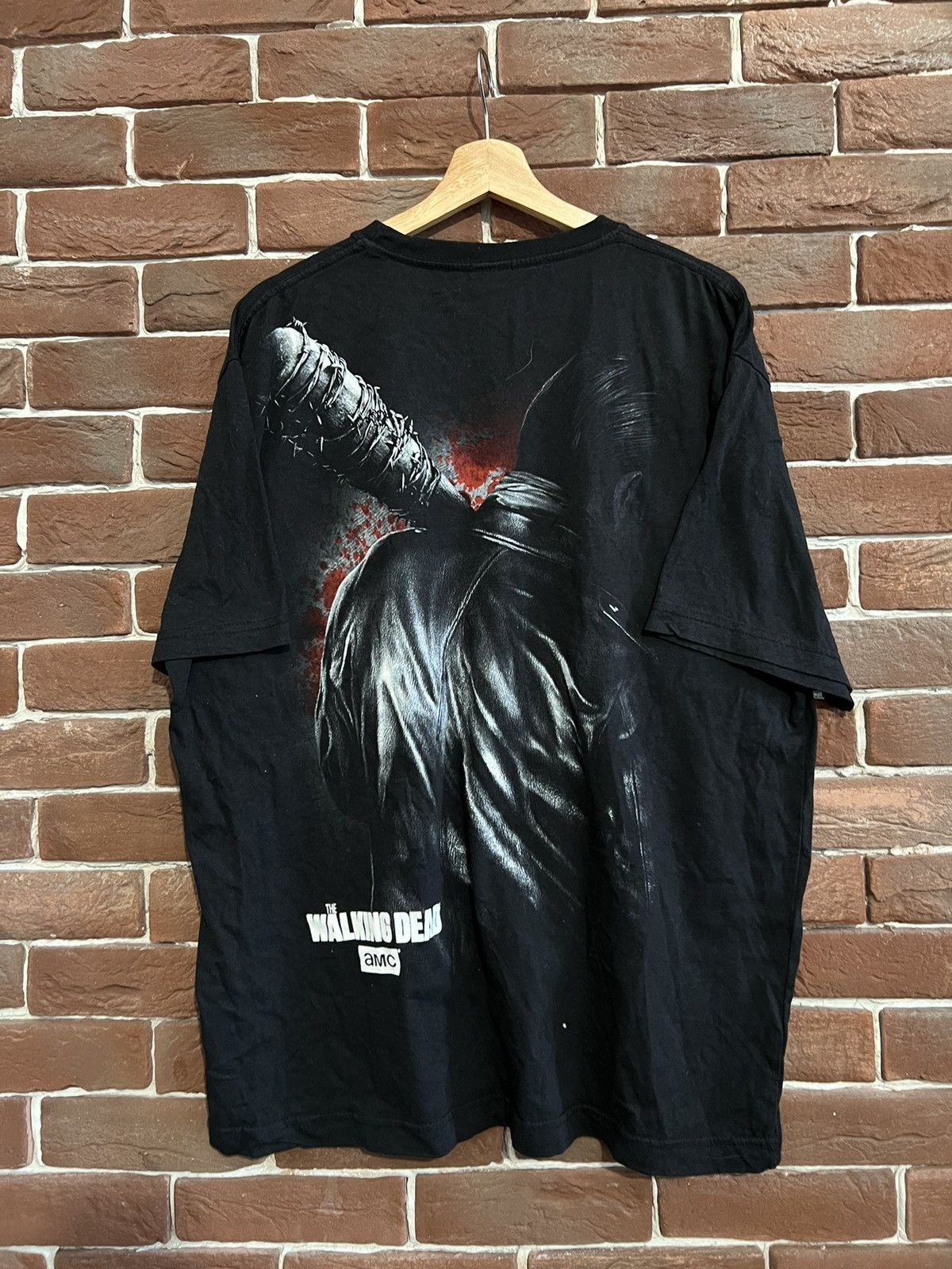 Vintage Rare Y2K T-Shirt The Walking Dead Big print Movie Horror XXL Size US XXL / EU 58 / 5 - 2 Thumbnail