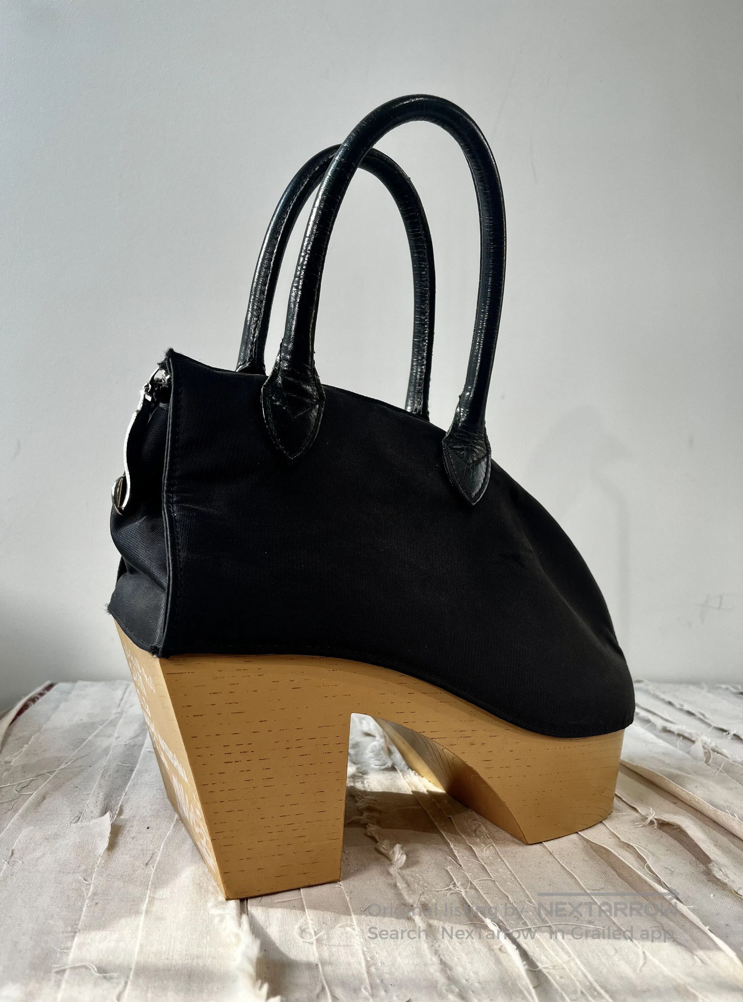 Masaki Matsushima Masaki Matsushima Wooden Base Handbag. Size ONE SIZE - 6 Thumbnail