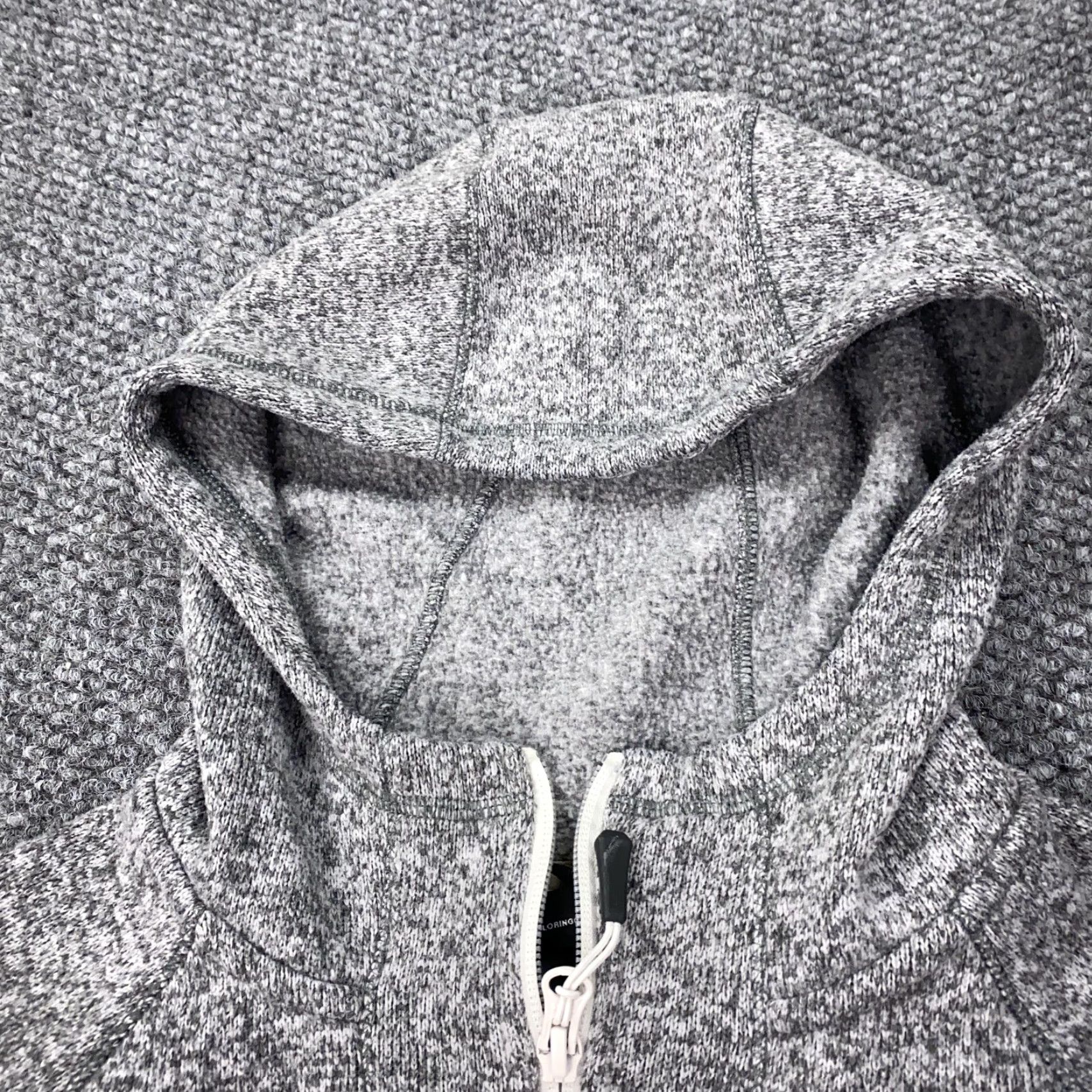 The North Face VINTAGE? No. The North Face Pullover Women M Gray Knit Hooded Sweater Fleece Winter Outdoor Size M / US 6-8 / IT 42-44 - 3 Thumbnail
