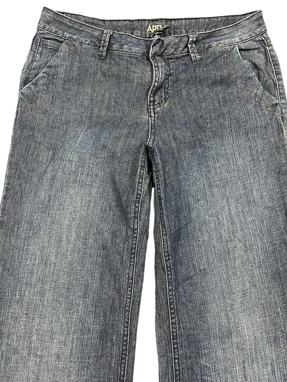 Apt. 9 Vintage APT.9 Flare Bootcut Talon Zipper Denim Size US 32 / EU 48 - 2 Thumbnail