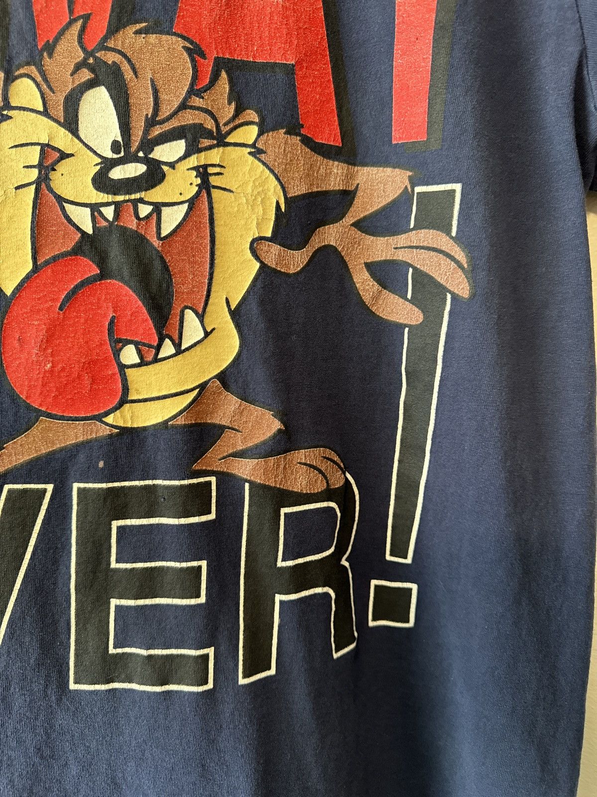 Cartoon Network × Vintage Vintage Looney Tunes Taz 1997 No Way Not Ever Tee Sun Faded Size US XL / EU 56 / 4 - 5 Thumbnail