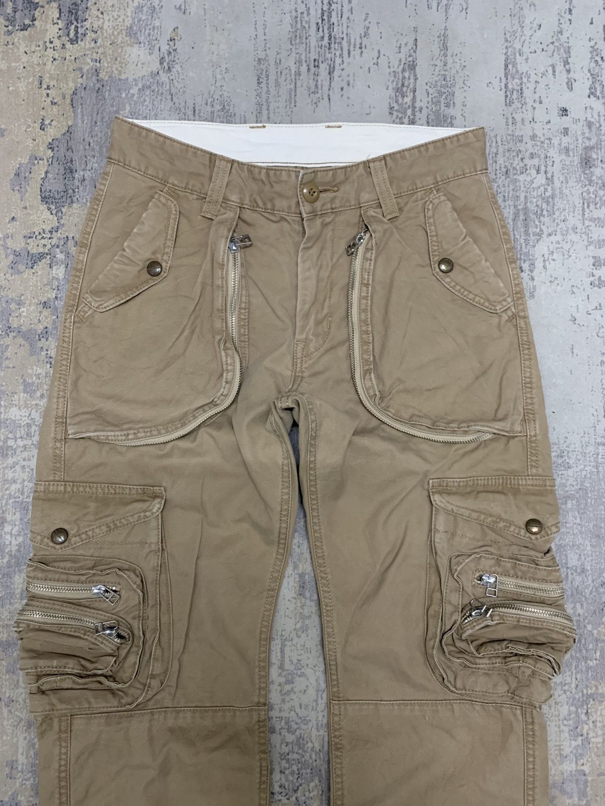 If Six Was Nine Archive Lee Union Made Multipocket 3D Gimmick Cargo Pants Size US 30 / EU 46 - 2 Thumbnail