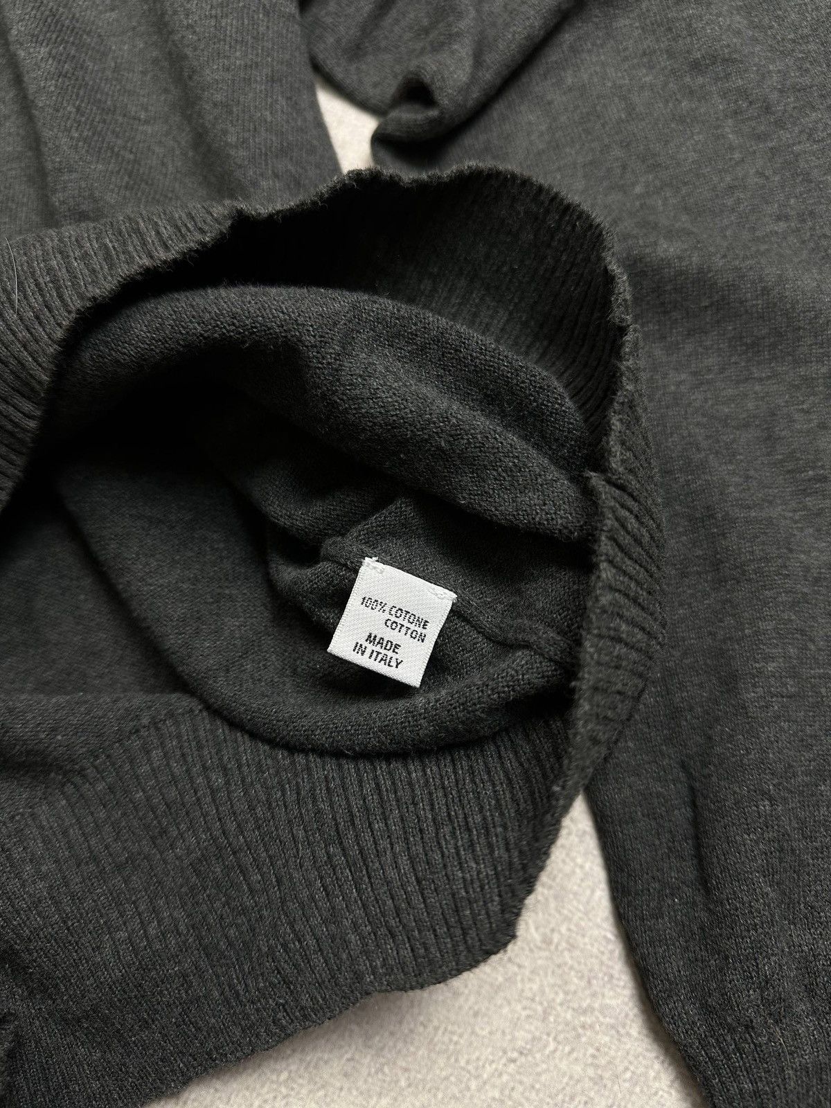 Loro Piana Loro Piana Gray Kkit Sweater Mens IT50! Size US M / EU 48-50 / 2 - 6 Thumbnail