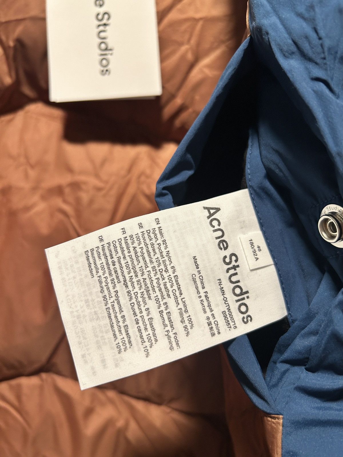 Acne Studios ACNE STUDIOS Oversized Quilted Nylon Down Jacket size IT 46 Size US S / EU 44-46 / 1 - 4 Thumbnail
