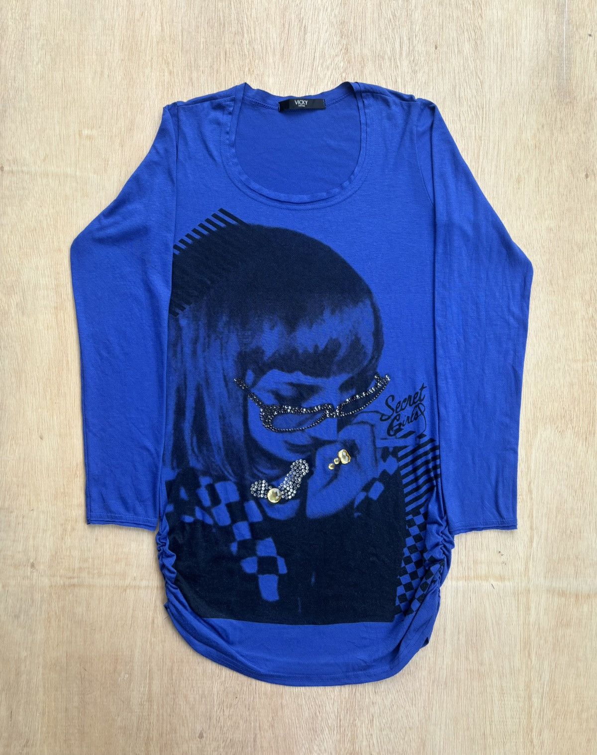 If Six Was Nine × Japanese Brand × Le Grande Bleu (L.G.B.) Vicky Couture Hysteric Glamour Style Women's Longsleeve Size XS / US 0-2 / IT 36-38 - 1 Thumbnail