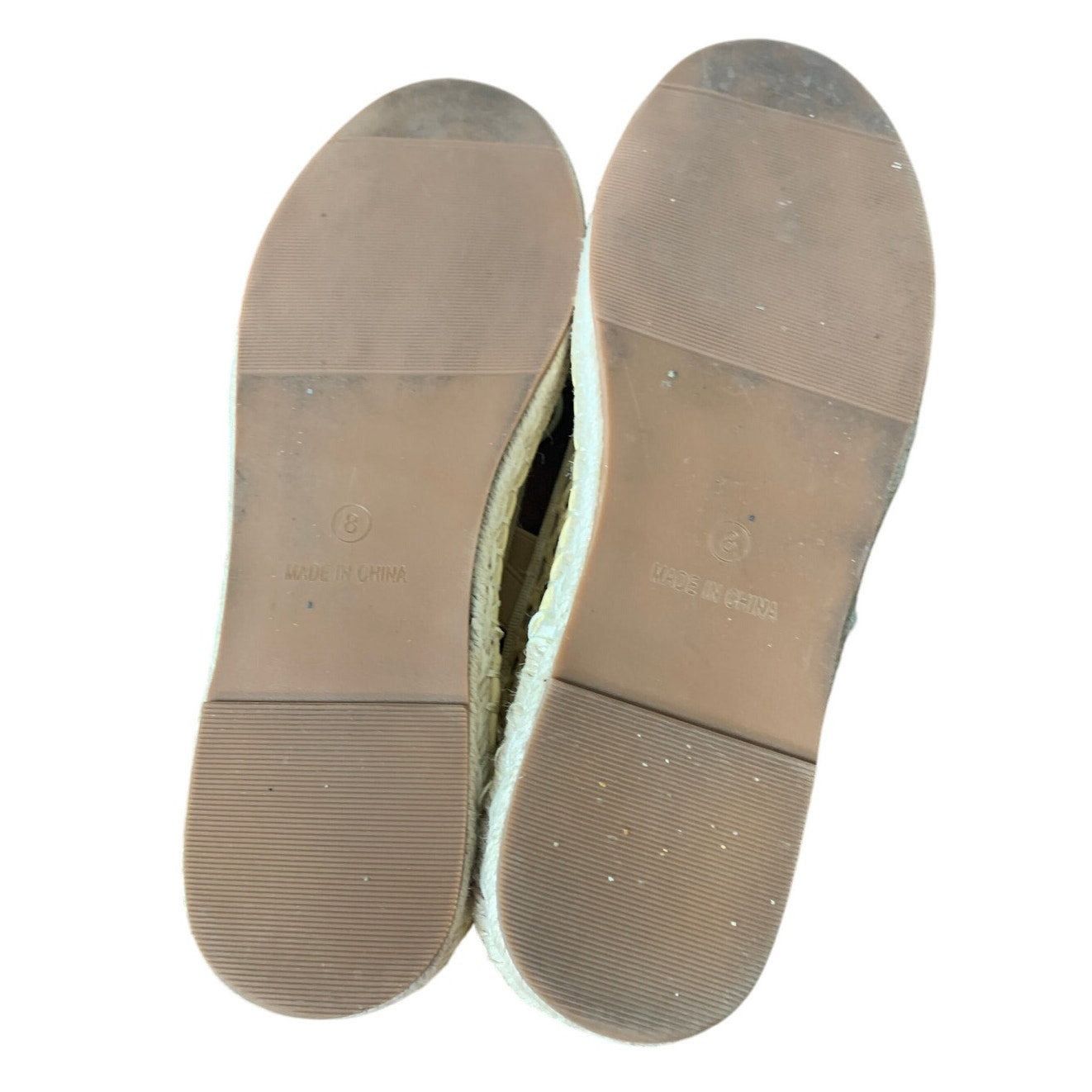 Other Mikarka Women's Size 8 Tan Espadrille Bow Raffia Flats Size US 8 / IT 38 - 7 Thumbnail