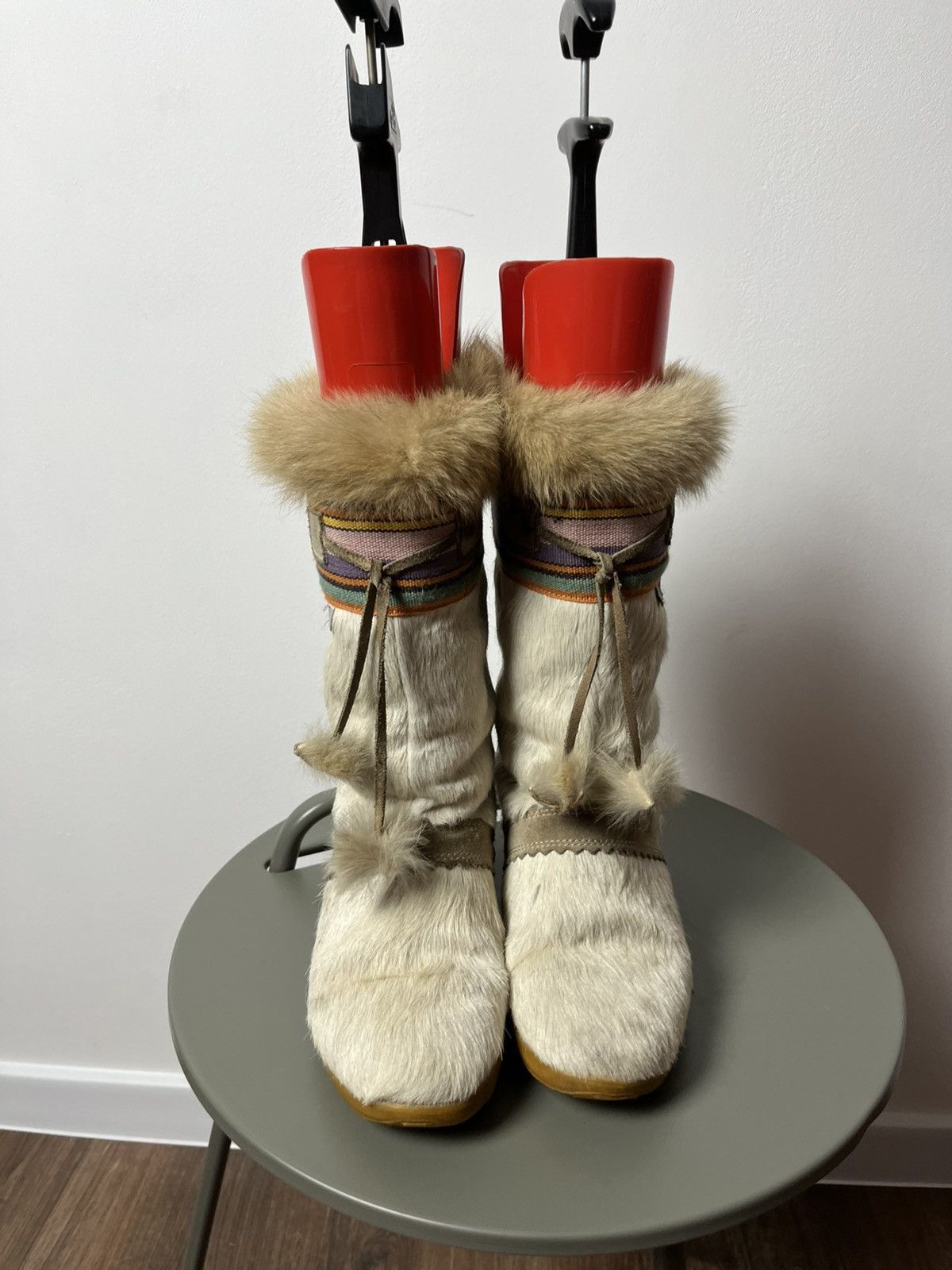 Japanese Brand Tecnica Fur Winter Boots Pony Hair Made in Italy Size 37–38 Size US 6.5 / IT 36.5 - 3 Thumbnail