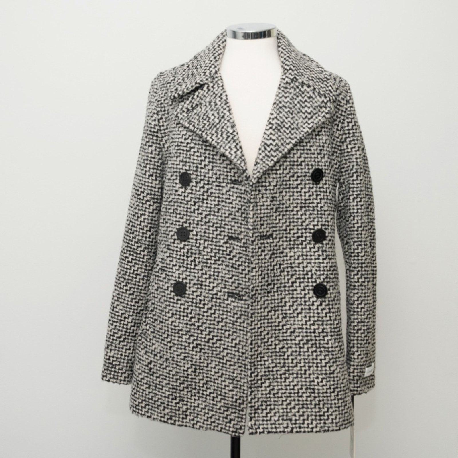 Calvin Klein Calvin Klein. Tweed Peacoat Coat Womens. Size M / US 6-8 / IT 42-44 - 8 Thumbnail
