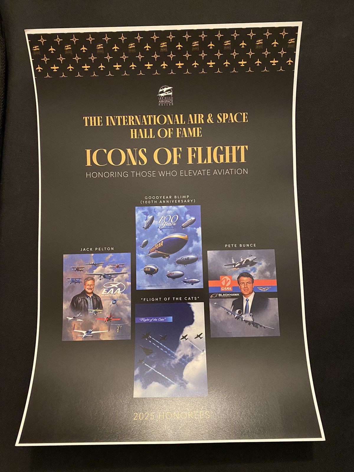 Other Air and space hall of fame poster Goodyear blimp Size ONE SIZE - 1 Thumbnail