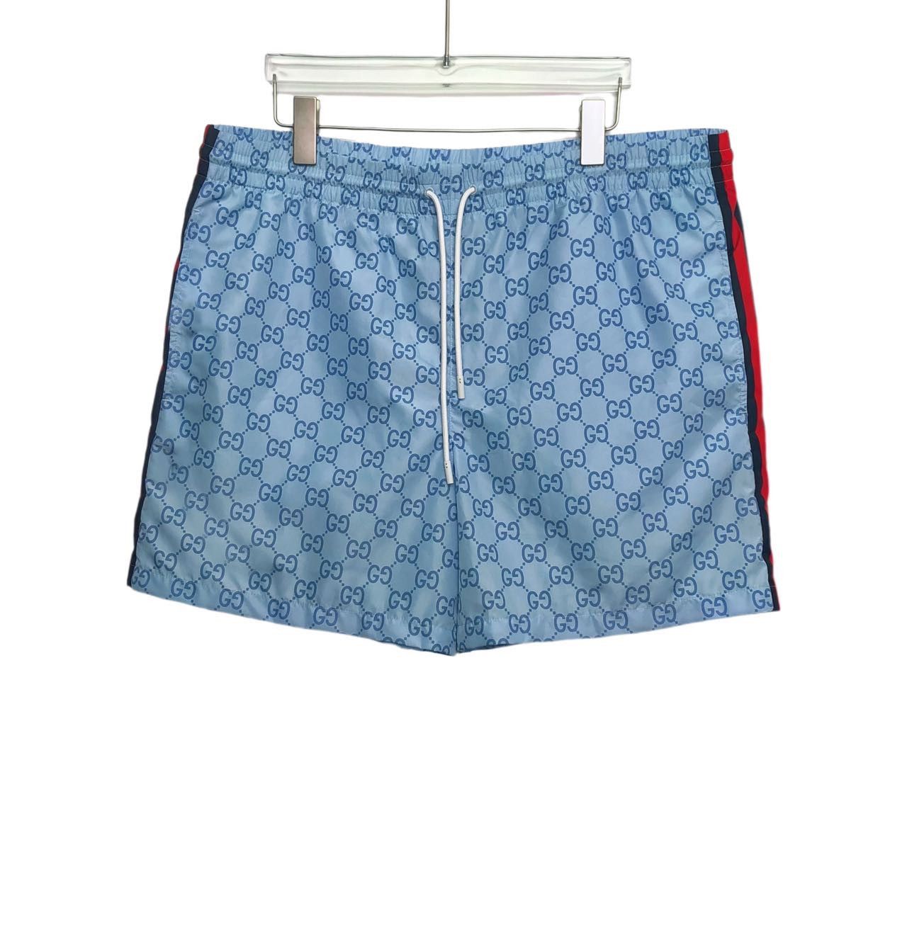 Gucci Gucci All-over Print Loose Tie Waist Beach Shorts K26WX Size US 34 / EU 50 - 1 Thumbnail