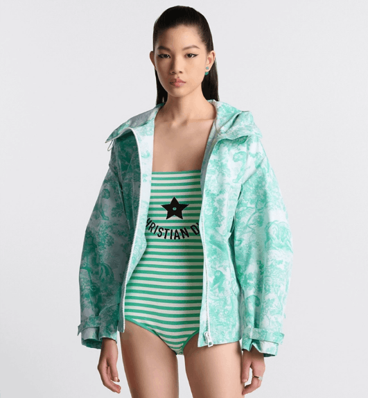 o1w1db10925 444E21 Dioriviera Bodysuit in Aquamarina