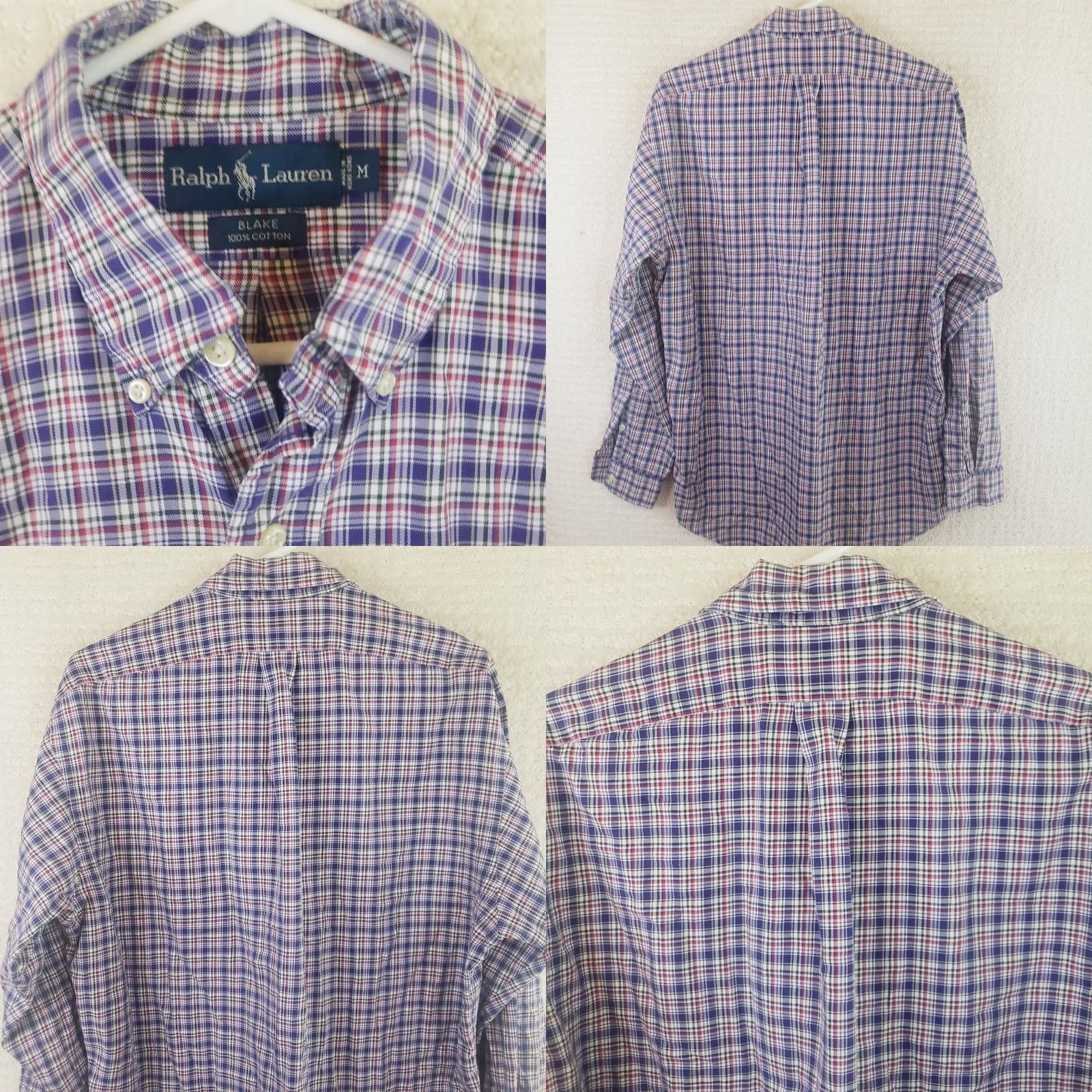 Ralph Lauren Ralph Lauren Blake Button-Down Shirt Medium Plaid Classic Preppy Heritage Men's Casual Business Travel Shirt Size US M / EU 48-50 / 2 - 8 Thumbnail