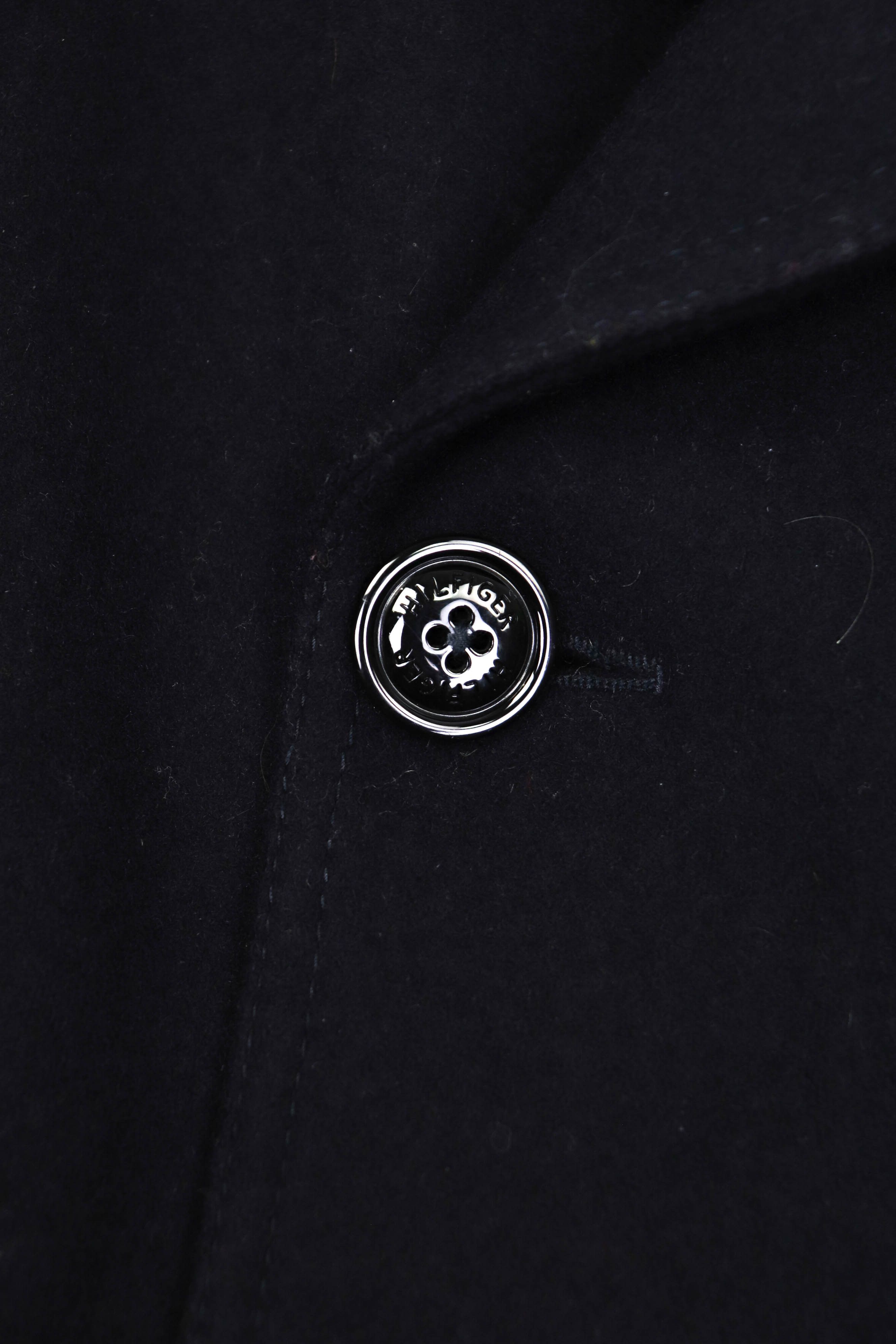 Tommy Hilfiger Tommy Hilfiger Double Breasted Dark Navy Blue Wool Peacoat Size US XXL / EU 58 / 5 - 6 Thumbnail