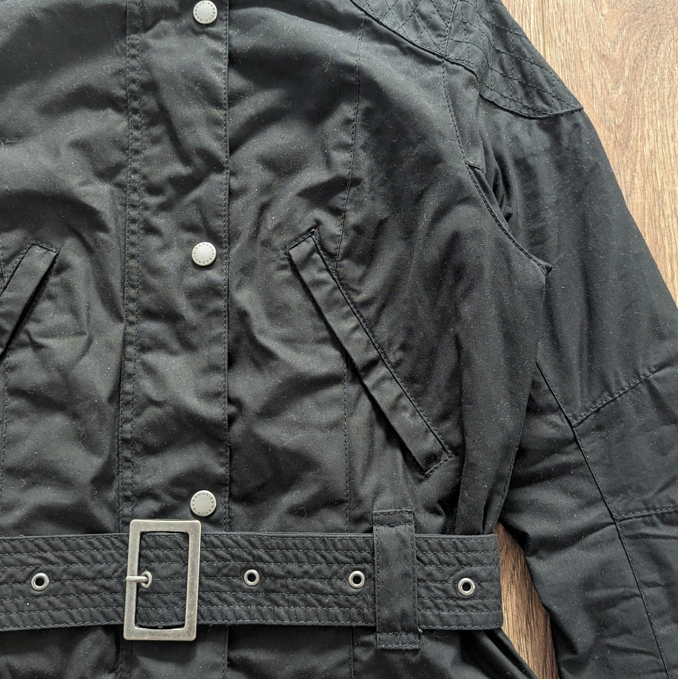 Barbour Barbour Rebel Wax Women's Jacket Waxed Cotton England Style Size US S / EU 44-46 / 1 - 6 Thumbnail