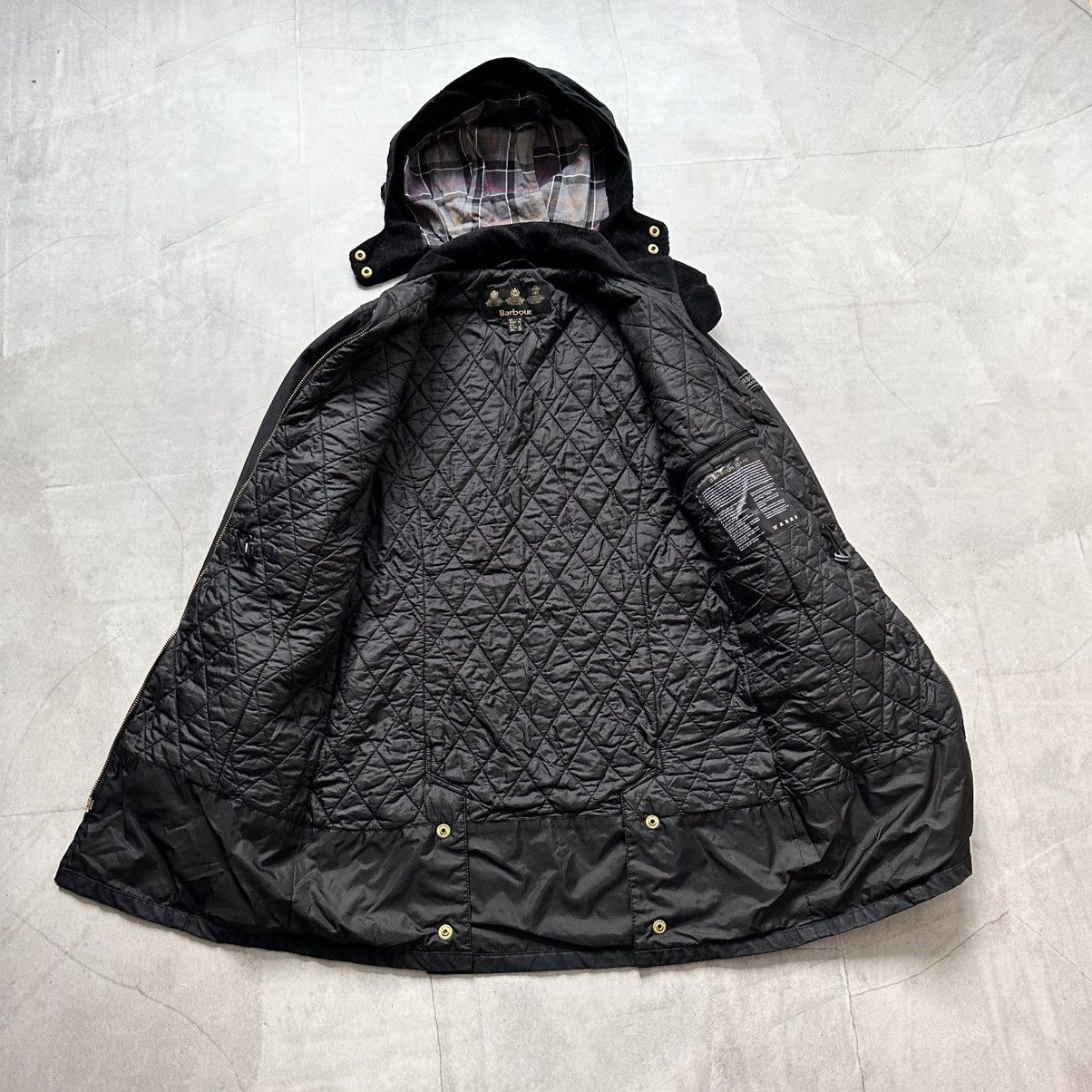 Barbour Barbour International Waxed Cotton Parka Jacket Belstaff Size S / US 4 / IT 40 - 9 Thumbnail