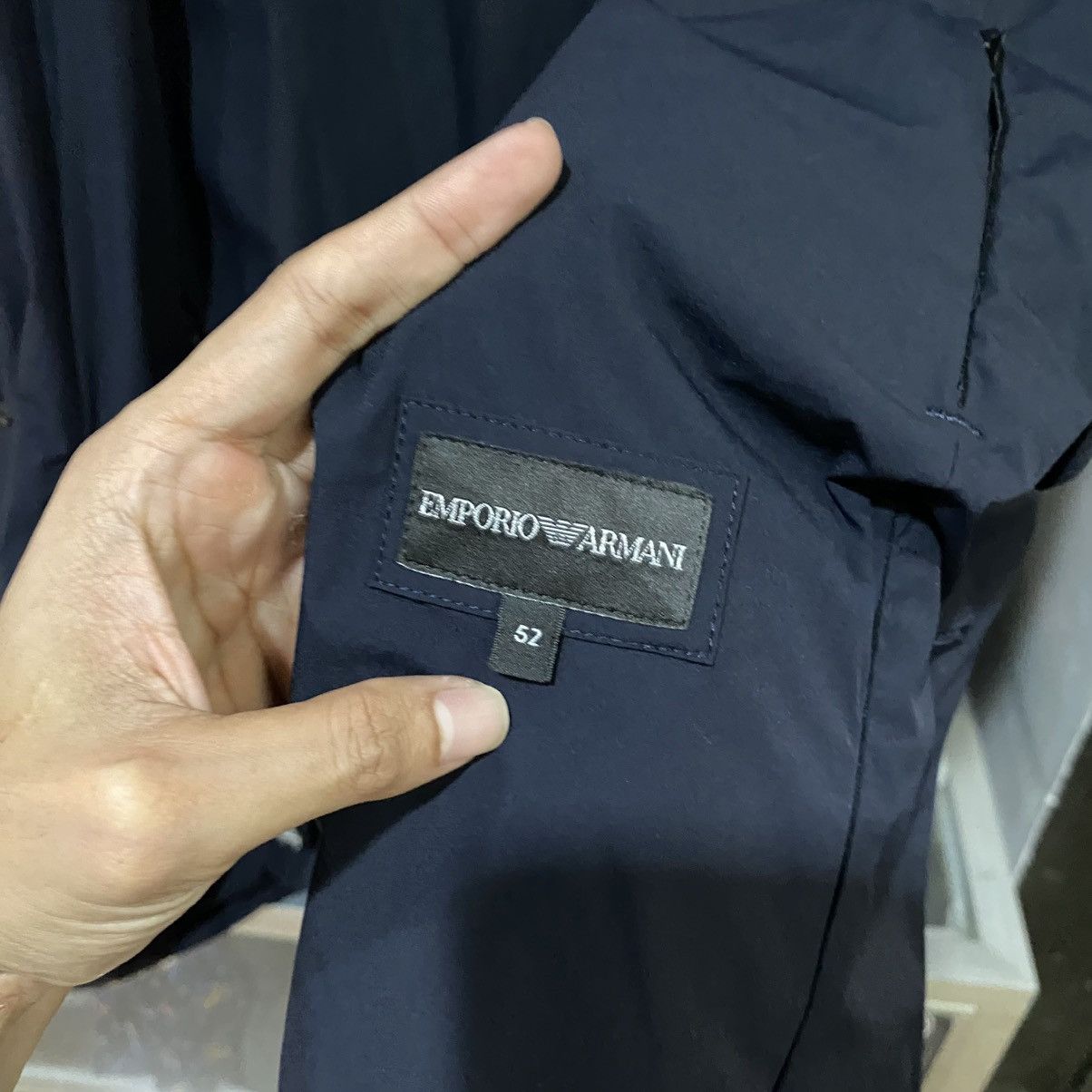Emporio Armani TRAVEL ESSENTIALS PACKABLE STRETCH NYLON JACKET BLAZER Size US L / EU 52-54 / 3 - 17 Thumbnail