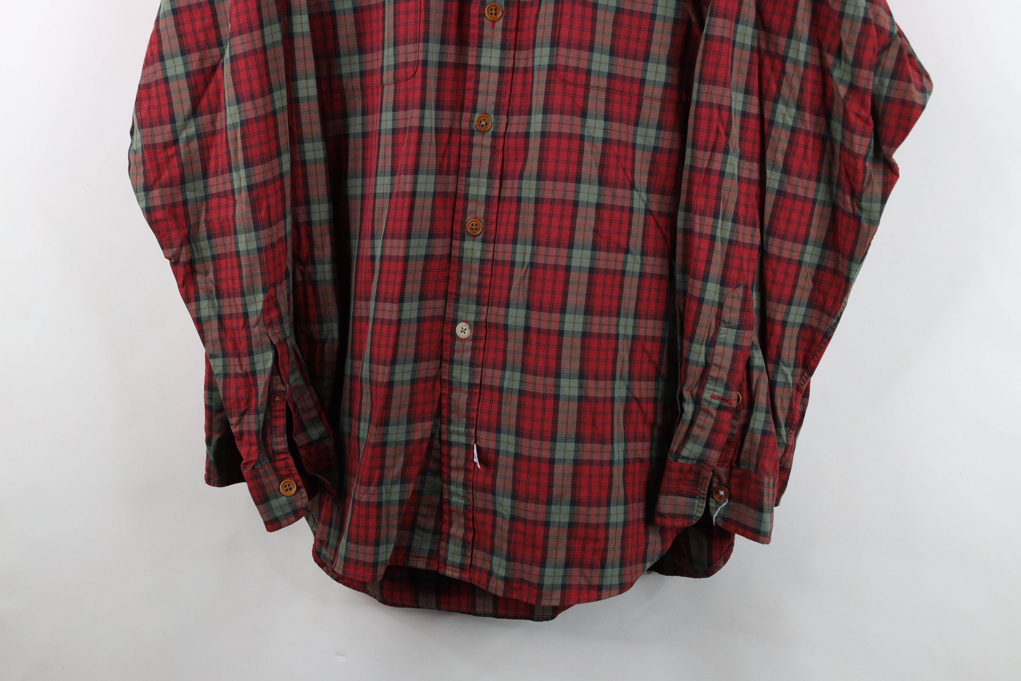 Ralph Lauren Vintage 90s Ralph Lauren Pocket Collared Button Shirt Plaid Size US XL / EU 56 / 4 - 3 Thumbnail