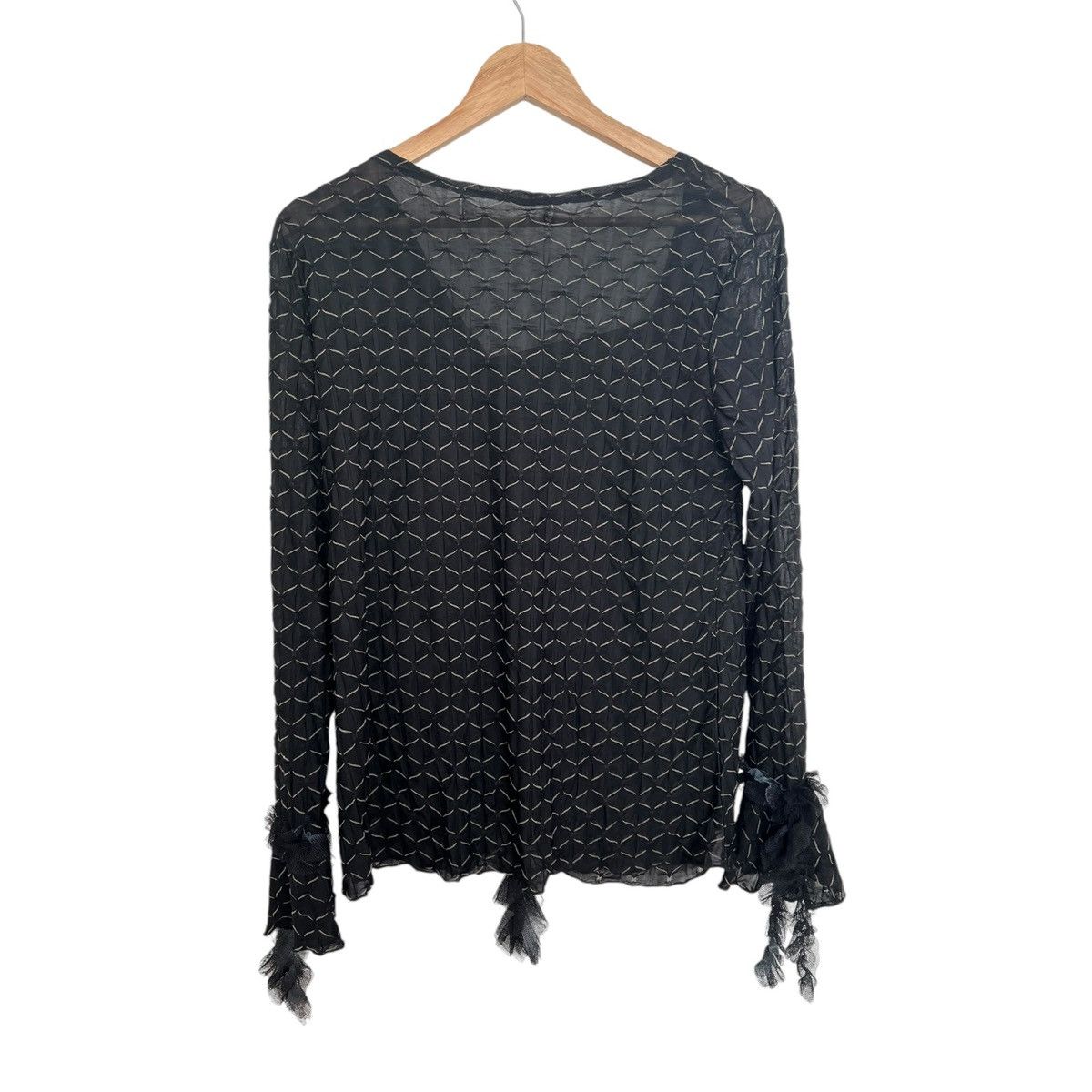 Japanese Brand × Vintage Blouse with lace frills Size S / US 4 / IT 40 - 4 Thumbnail
