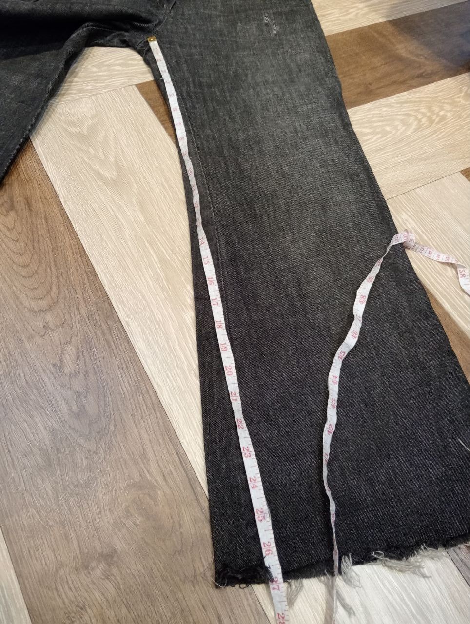 Roberto Cavalli JUST CAVALLI BLACK FLARED DENIM PANTS Size 27" / US 4 / IT 40 - 15 Thumbnail