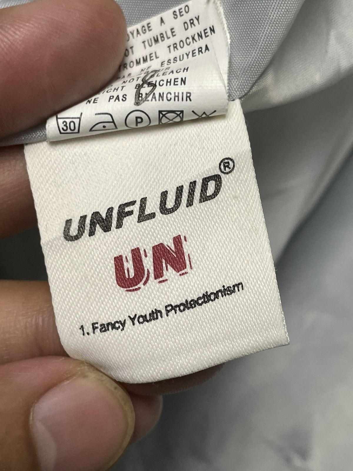 Japanese Brand × Vintage Vintage UNFLUID Wool Varsity Jacket (94) Size US M / EU 48-50 / 2 - 10 Thumbnail
