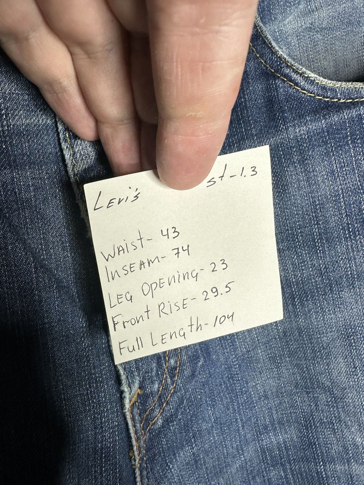 Levi's Levi’s 751 Rarest Denim Jeans Pants Size W34 L30 Size US 34 / EU 50 - 4 Thumbnail