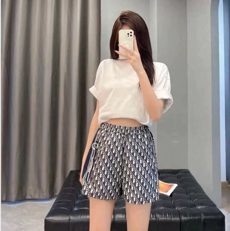 Dior Dior Color-matched logo jacquad full-print casual shorts Size 24" / US 00 / IT 34 - 8 Thumbnail