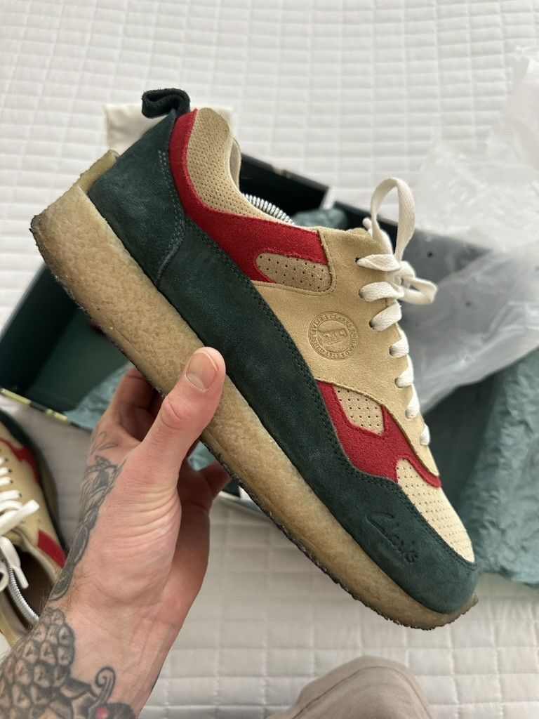 Clarks × Kith Kith - Ronnie Fieg x 8th Street Lockhill TEAL COMBO 'Scarab' Size US 11.5 / EU 44-45 - 11 Thumbnail