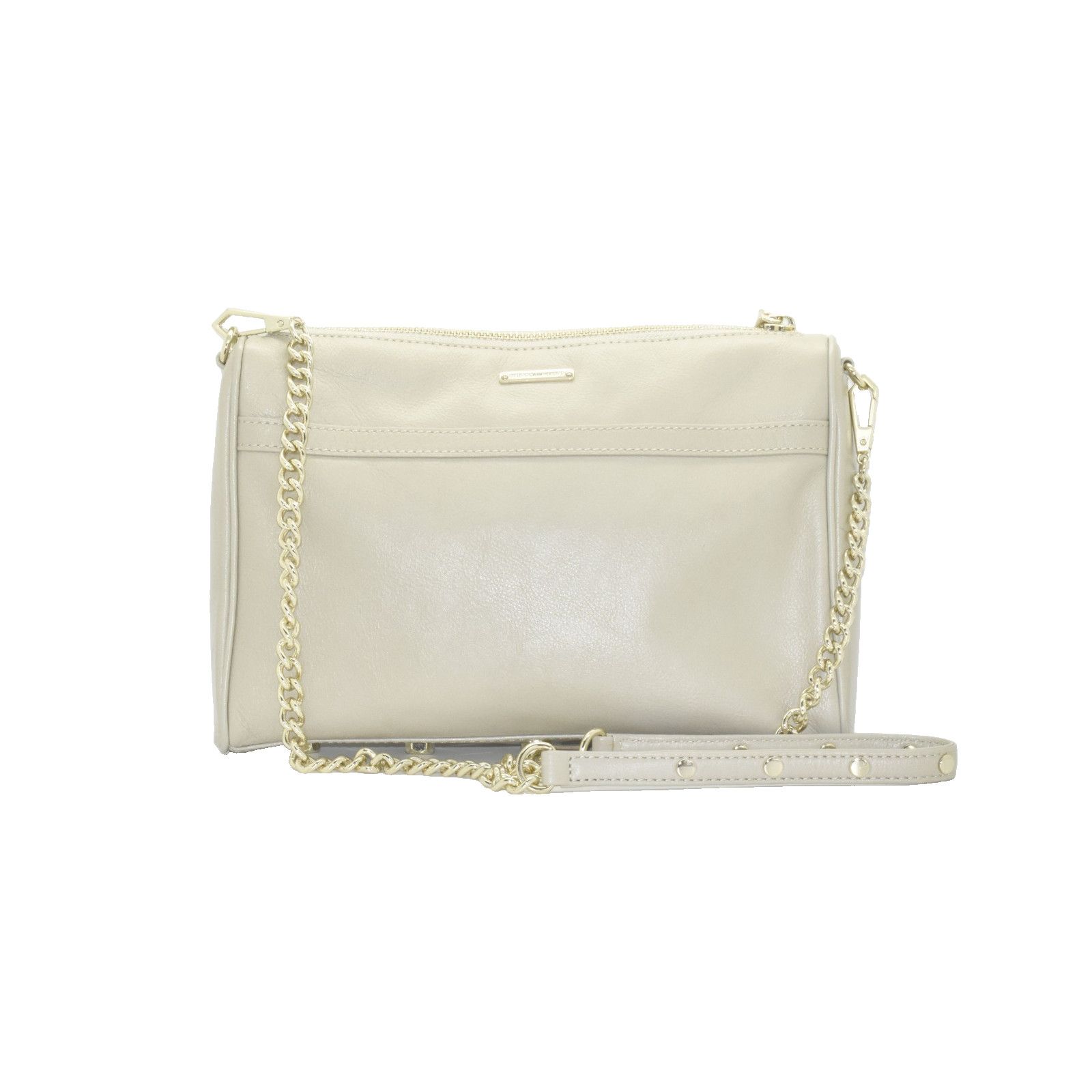 Rebecca Minkoff NEW REBECCA MINKOFF Cream Leather Tassel Crossbody Chain Bag Size ONE SIZE - 2 Thumbnail