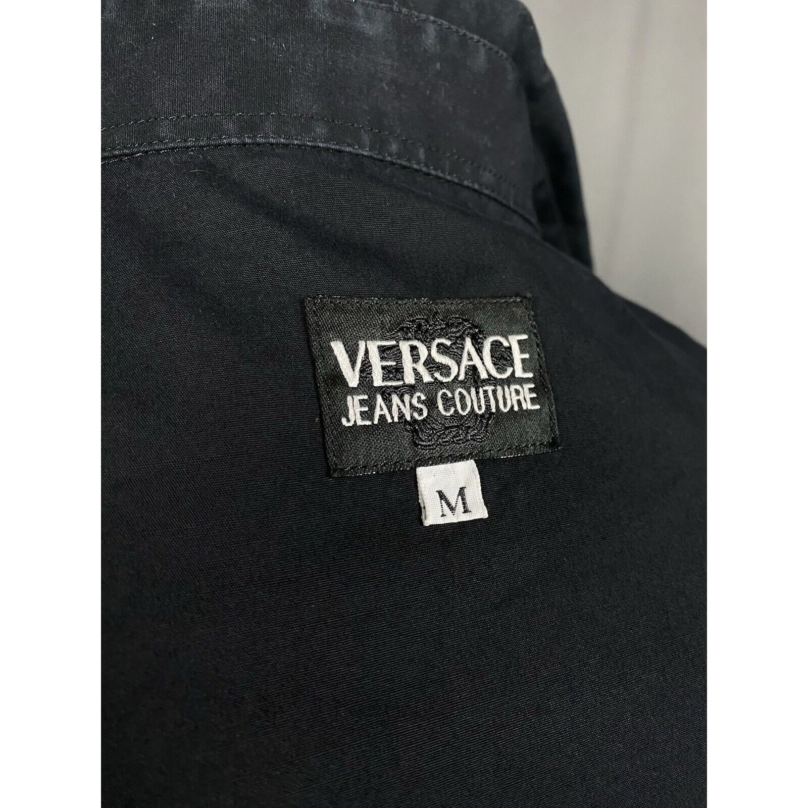 Versace Jeans Couture Versace VTG Multiopocket Men's Black Longsleeve Shirt Size M Size US M / EU 48-50 / 2 - 8 Thumbnail