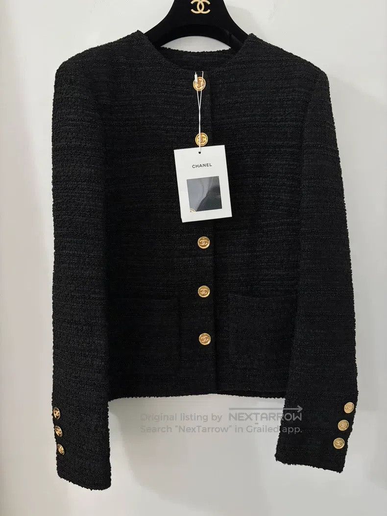 Chanel Chanel Handicraft workshop black studded bead striped two- Size XS / US 0-2 / IT 36-38 - 1 Thumbnail