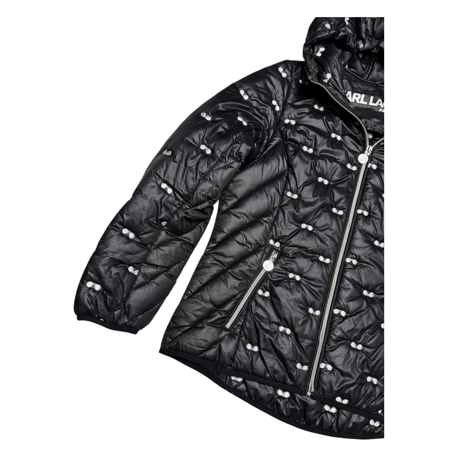 Karl Lagerfeld KARL LAGERFELD Winter Puffer Parka Jacket Coat Medium Size M / US 6-8 / IT 42-44 - 6 Thumbnail