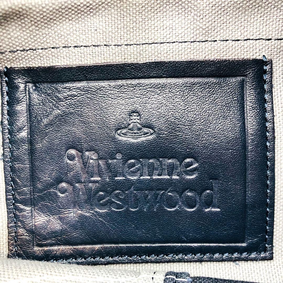 Vivienne Westwood Vivienne Westwood Bicolor Two-tone Handbag Tote Bag Canvas Size ONE SIZE - 12 Thumbnail