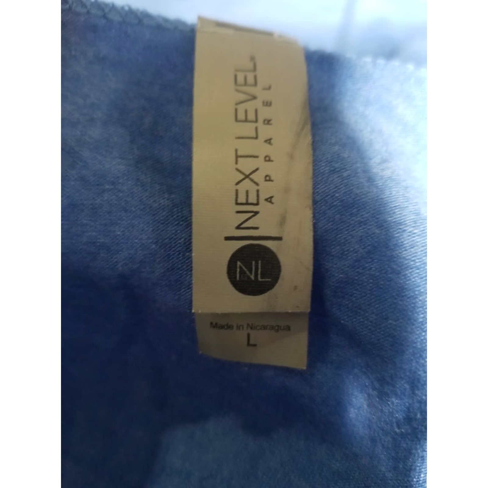 Next Level Womens L Tank Top Runaway Gin Mandala Raw Hem Sleeveless Scoop Neck Blue Next Level Shirt Juniors - Skull Pattern, Sheer, Basic, Classic Fit Mens? Size L / US 10 / IT 46 - 3 Thumbnail
