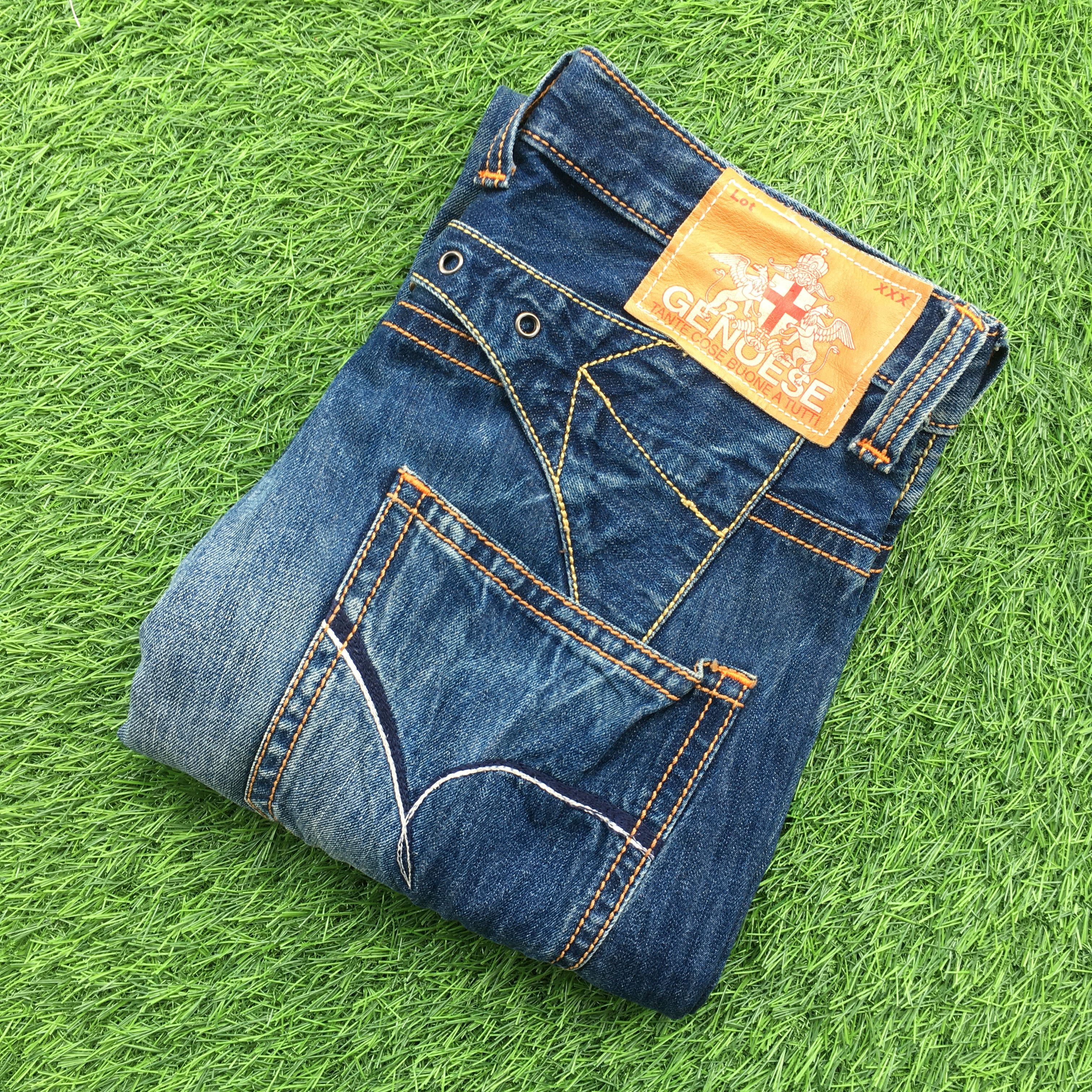 Japanese Brand Geneose Japanese Multipocket Straight Jeans D-938 Size US 30 / EU 46 - 8 Thumbnail