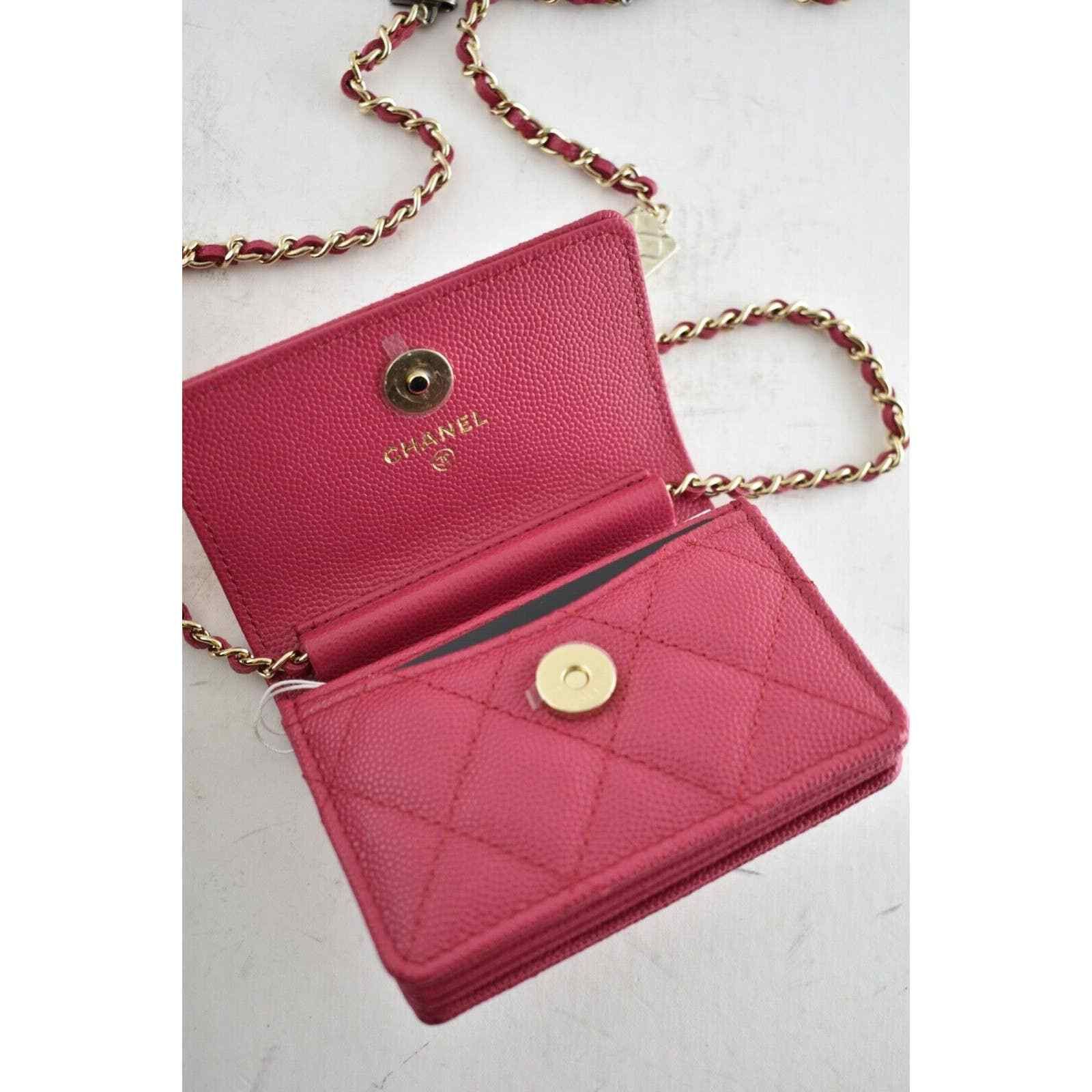 Chanel Chanel Mini Wallet Chain Gold Charm Shoulder Crossbody Bag Size ONE SIZE - 7 Thumbnail