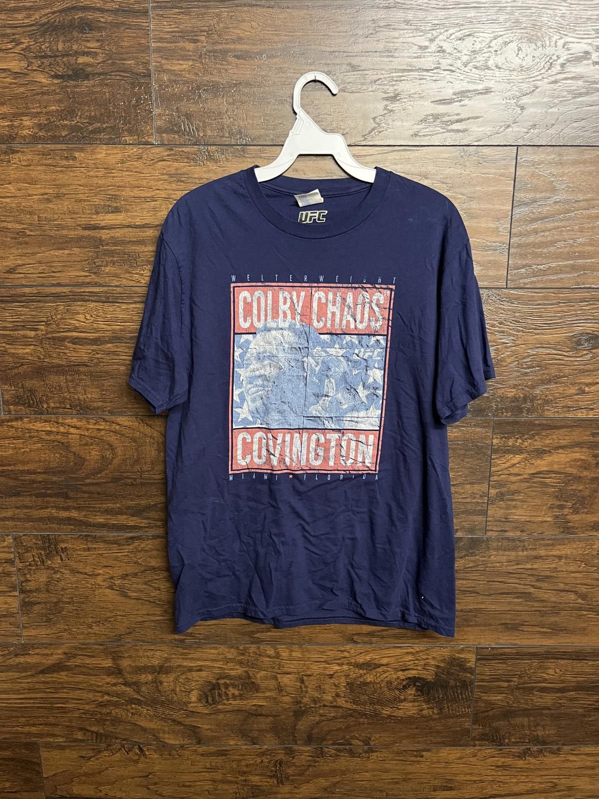 UFC UFC tag Colby Chaos Covington T-shirt Miami Florida - M Size US M / EU 48-50 / 2 - 1 Thumbnail