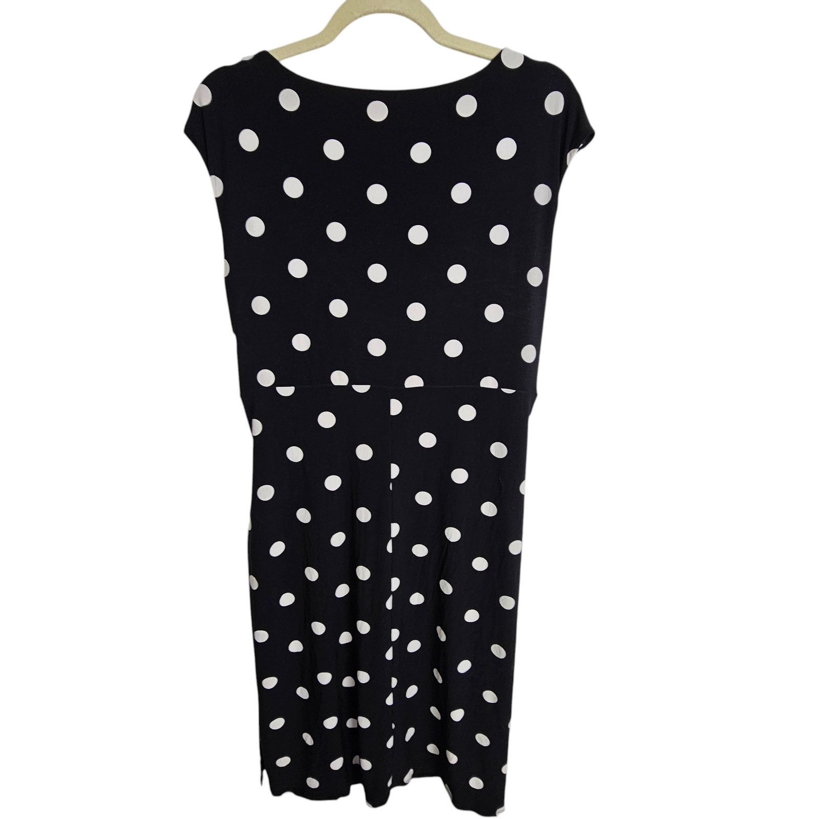Lauren Ralph Lauren Lauren Ralph Lauren Womens Sheath Dress Classic Polka Dot 16 Size XXL / US 16-18 / IT 52-54 - 7 Thumbnail