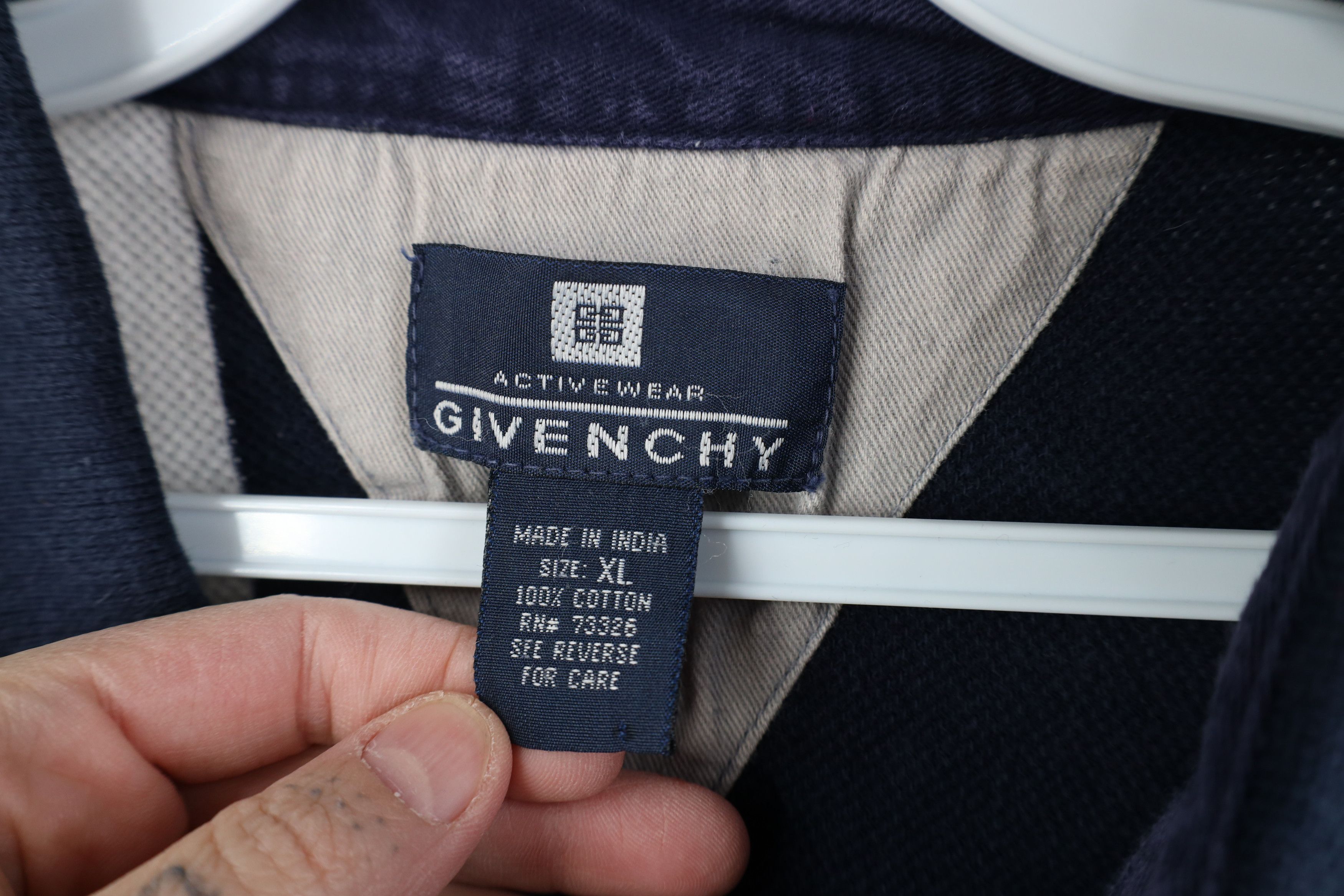 Givenchy Vintage 90s Givenchy Long Sleeve Rugby Polo Shirt Cotton Size US XL / EU 56 / 4 - 6 Thumbnail