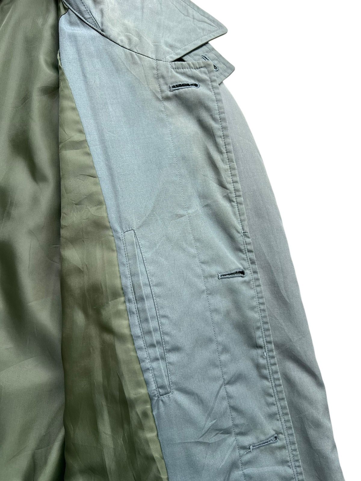 Japanese Brand Takashiyama Blue Trench Coat Size US L / EU 52-54 / 3 - 11 Thumbnail
