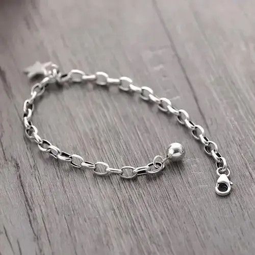 Jewelry Vintage Fashion Star Bead Charm Bracelet Size ONE SIZE - 5 Thumbnail