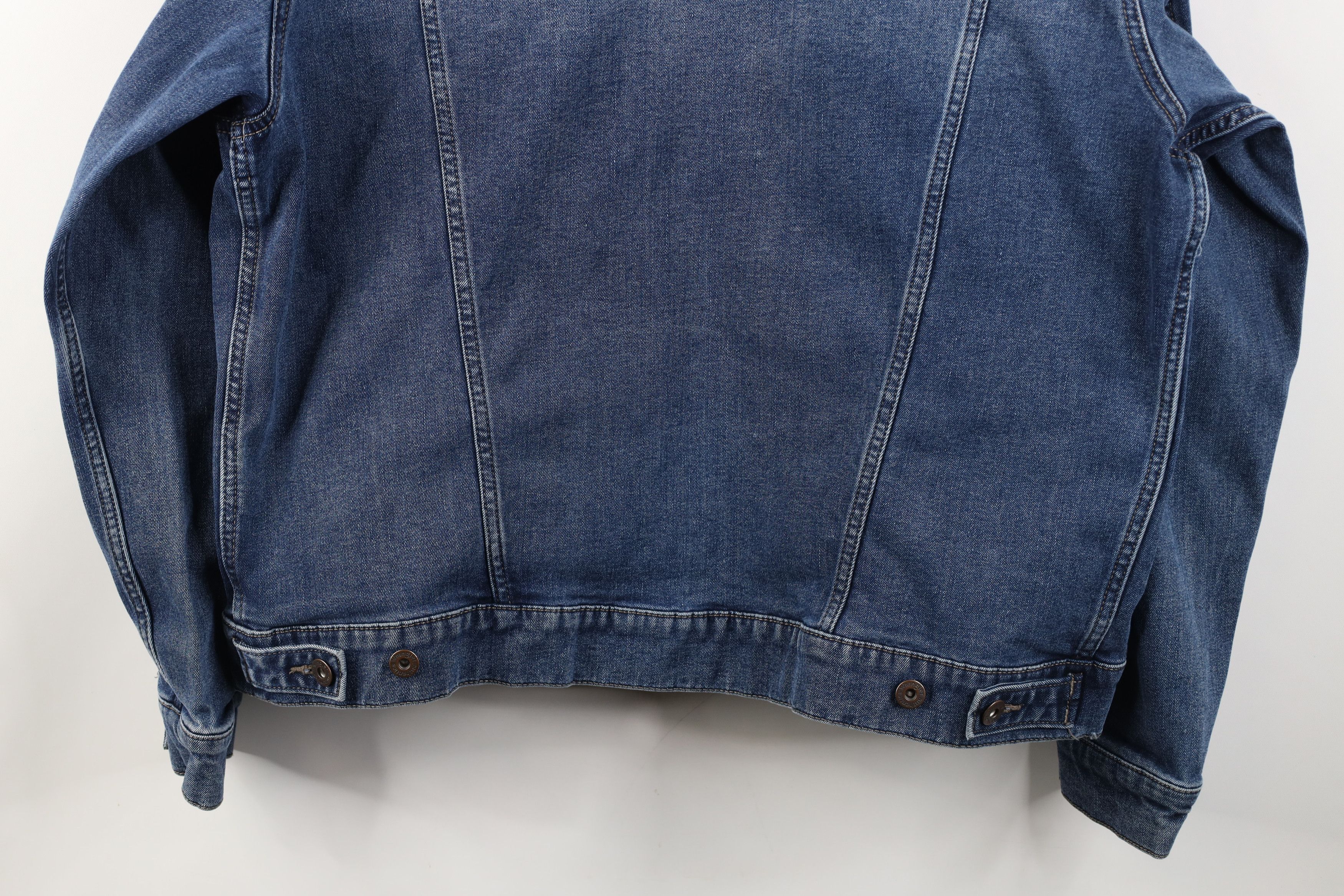 Wrangler Vintage Y2K Wrangler Denim Jean Trucker Jacket Blue Cotton Size US XL / EU 56 / 4 - 15 Thumbnail